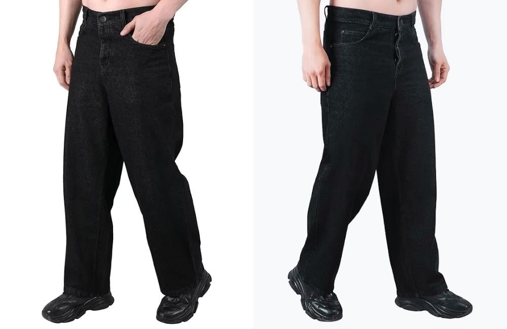 Super Baggy Black Jeans for Men – HAUTEBLACK