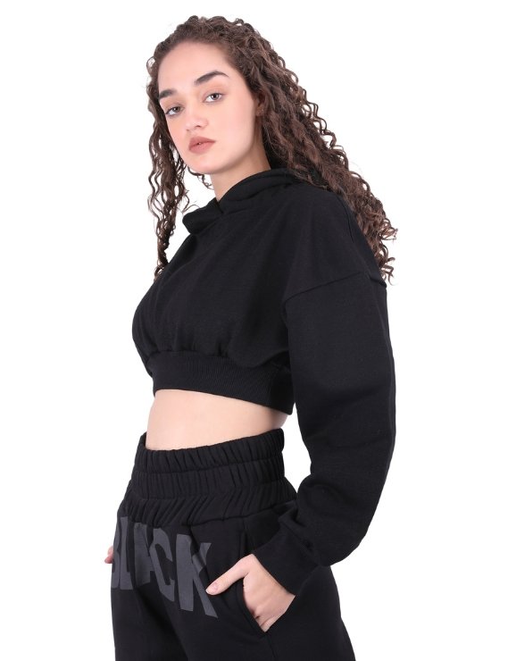 WOMEN CROP HOODIE