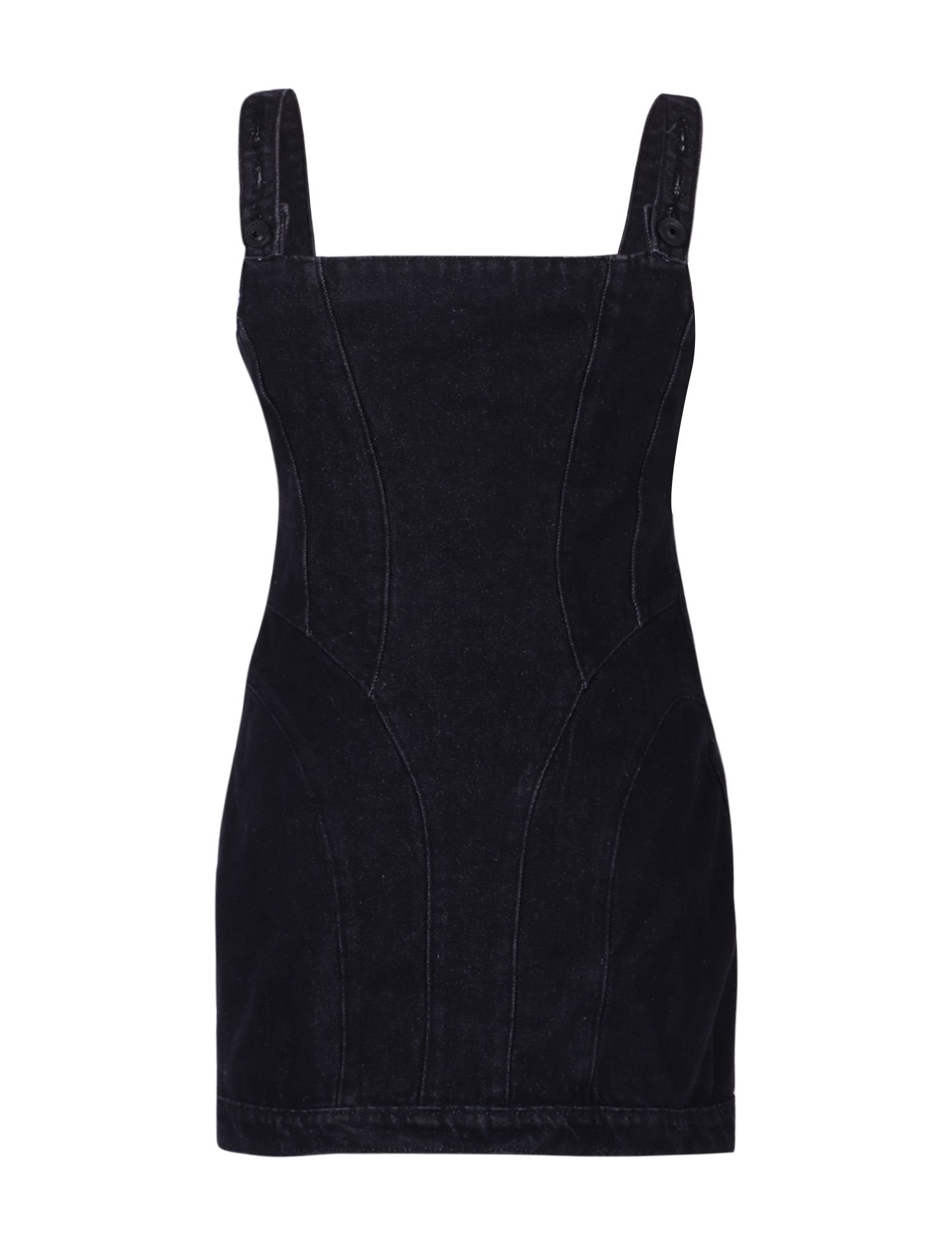WOMEN'S BLACK DENIM DRESS