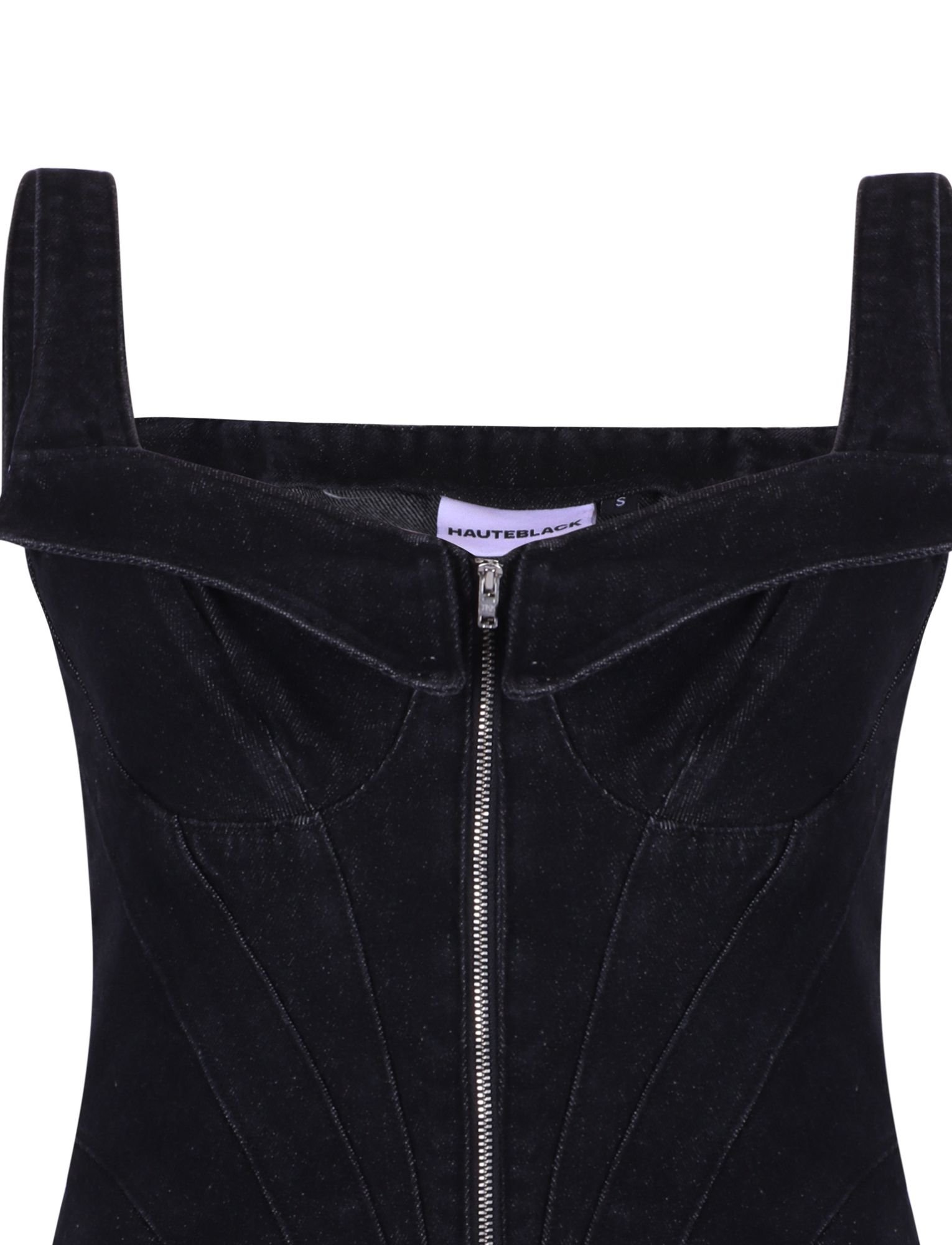 WOMEN'S BLACK DENIM DRESS