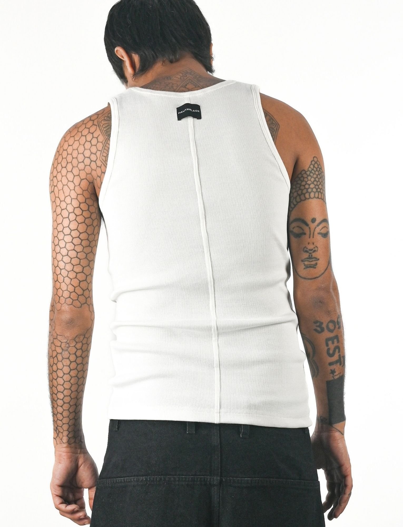 WHITE  VEST MEN