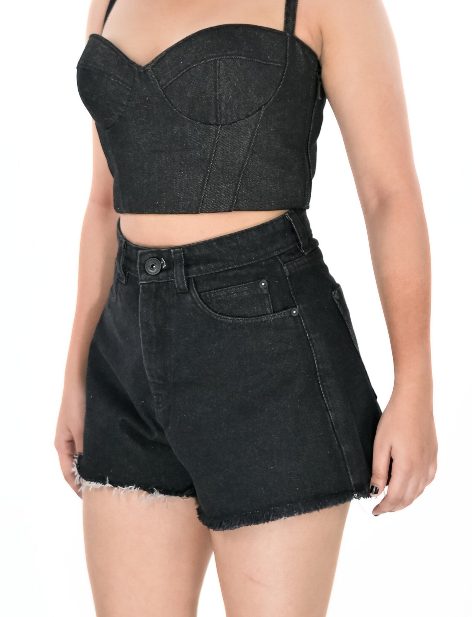 DENIM SHORTS WOMAN front view