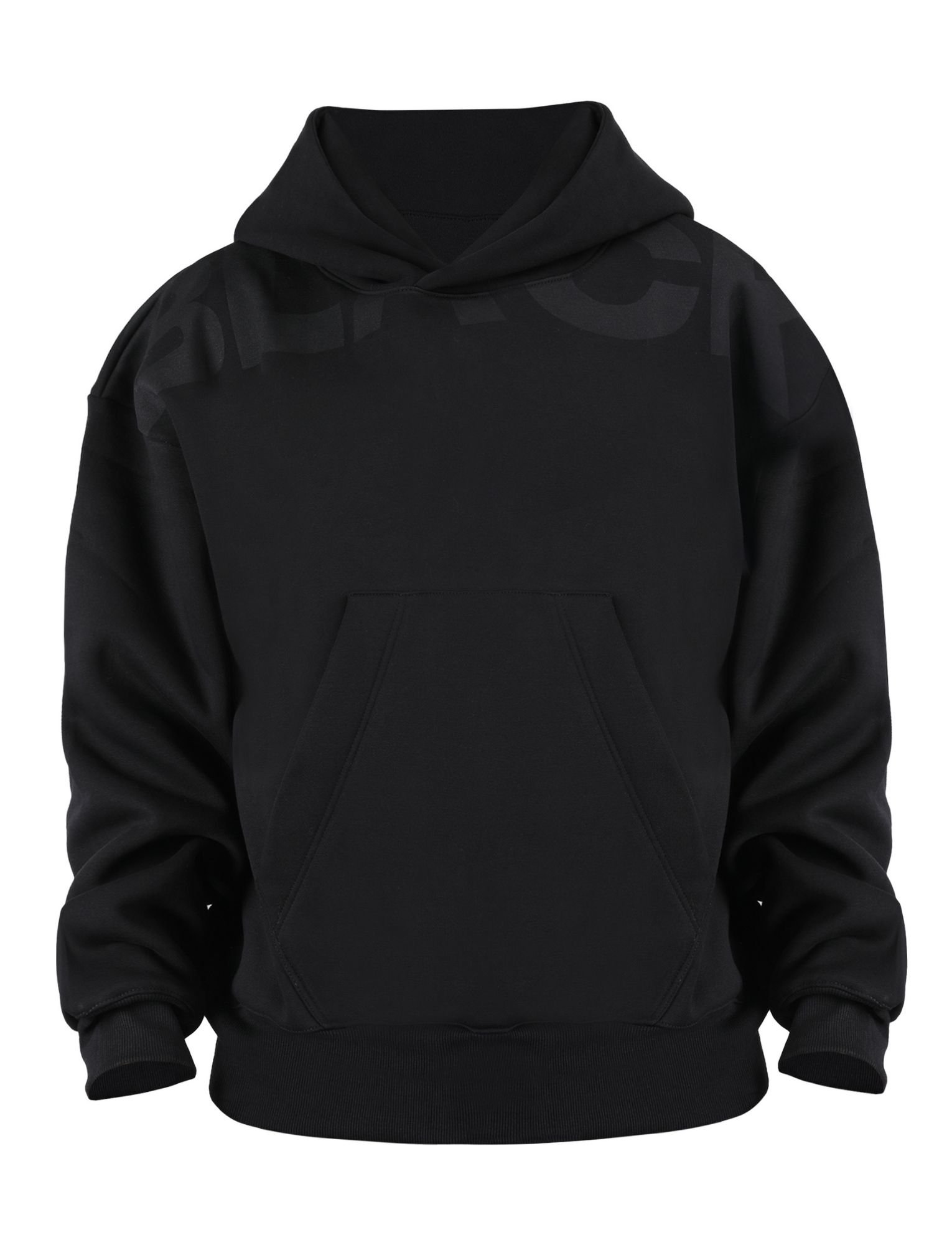 BOXY HOODIE MENS back view